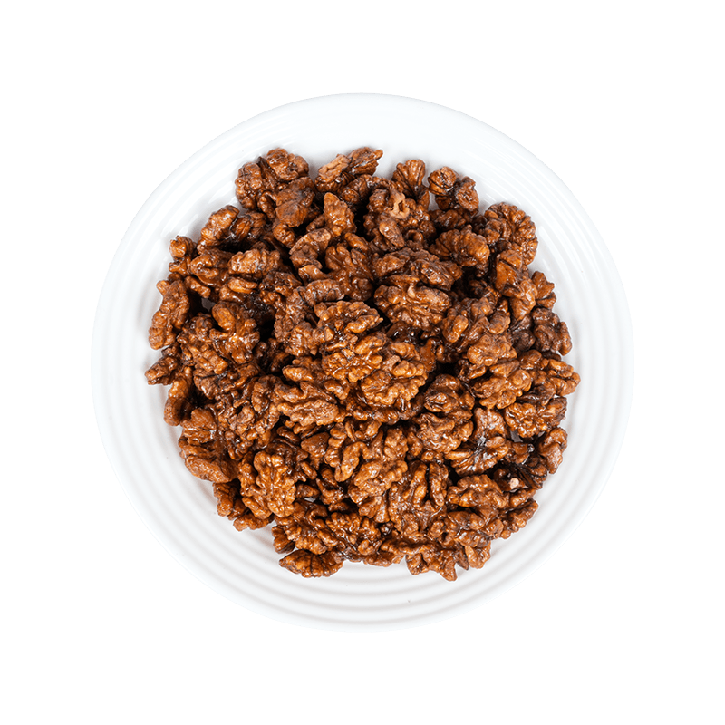 ½ kernel di noce ambra arrosto suger arrosto
